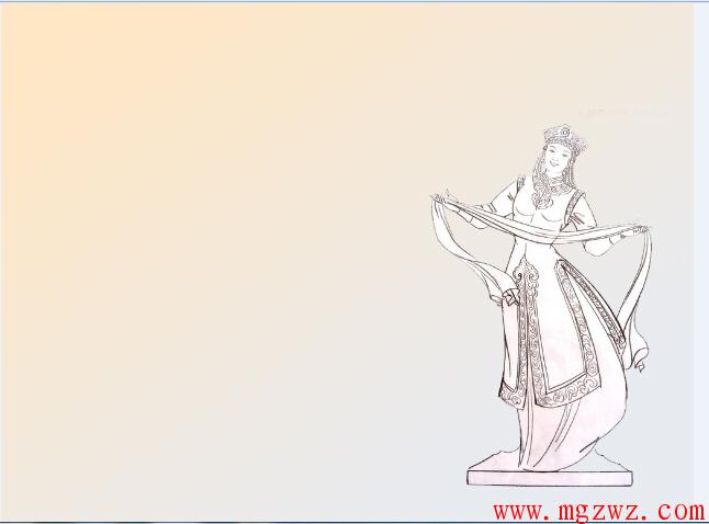 帮同事做了几个蒙古元素的清晰ppt背景图片